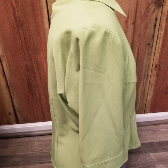 Kathy Che ¾ Sleeve Zippered Jacked Plus Size 16 - Picture 5 of 6